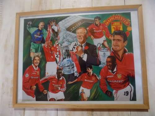 Manchester United Pre 90s Frame Team Players